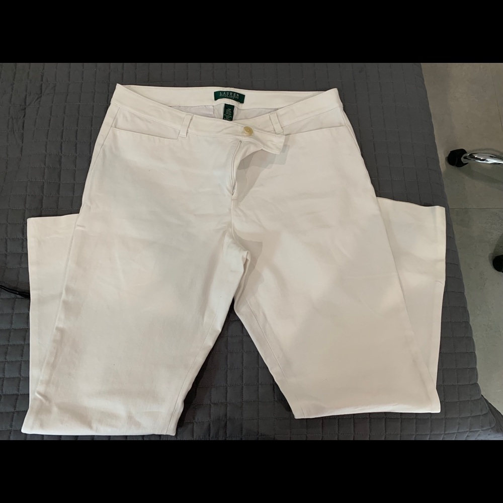 Ralph Lauren White Jeans Pants Petite